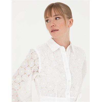 Ecru a Cout Plating Dress