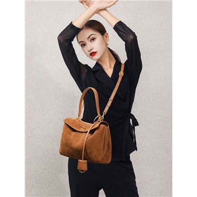 Замшевая сумка в стиле Balenciag*a