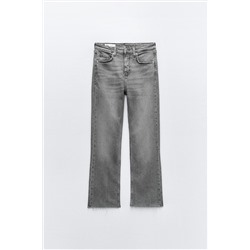 JEANS TRF CROPPED FLARE TIRO ALTO