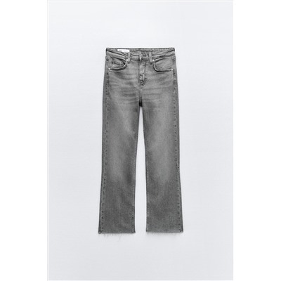 JEANS TRF CROPPED FLARE TIRO ALTO