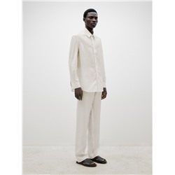 Pantalón tejanero lino straight fit - Limited Edition