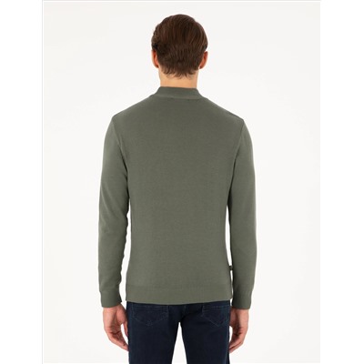 Smoke Slim Fit Half Fisherman Yaka Krietwear Kazakh