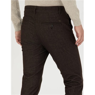 Brown Slim Fit Canvas Bloys