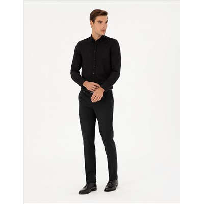 Тканневые брюки Black Slim Fit
