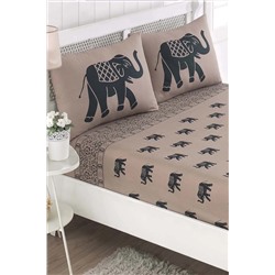 Комплект мягких эластичных простыней Double Elephant Blue