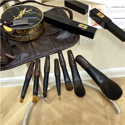 Набор из 7 кистей HAKUHODO Portable Kokutan Mini Brush Set (Япония)