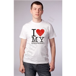 Футболка "I love my Girlfriend"