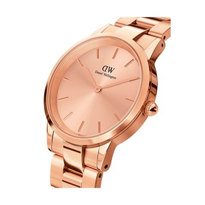 Reloj de acero Iconic Link Unitone - 28 mm - Rosa dorado