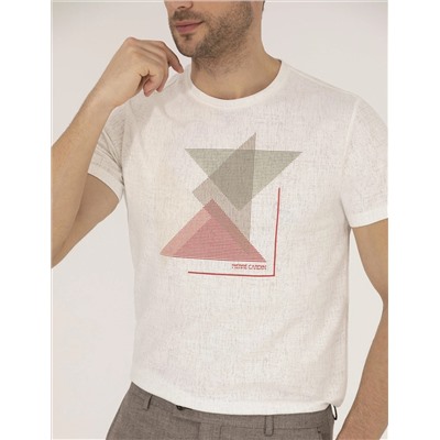Red Slim Fit Printed Велосипедный велосипед T -For