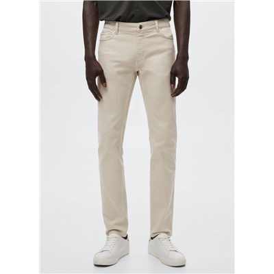 Jeans slim fit color -  Hombre | MANGO OUTLET España