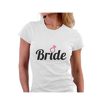 Футболка "Bride" кольцо