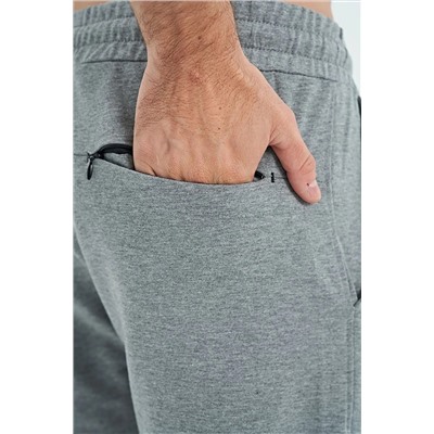 Мужской спортивный костюм Alvin Grey Melange Jogger — 84908 A11ER-84908
