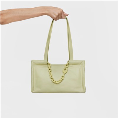 Bolso shopper Manifesto - cuero - verde pálido