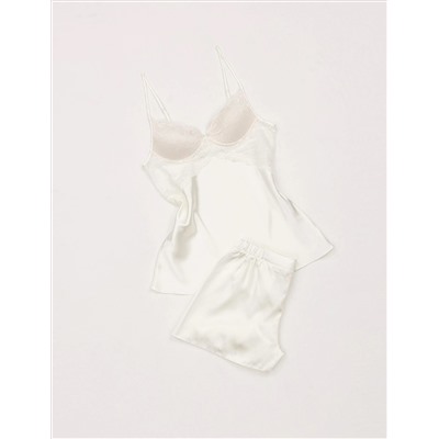 Ekru Satin 4 Piece Dowry Set