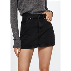 Minifalda denim -  Mujer | MANGO OUTLET España