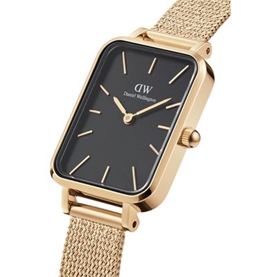 Reloj de cuarzo de acero y chapado en oro amarillo Evergold