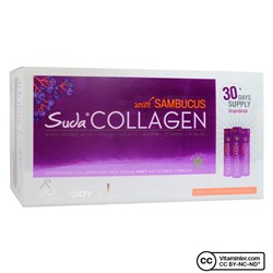 Suda Collagen Sambucus Бузина в воде 30 порций по 40 мл