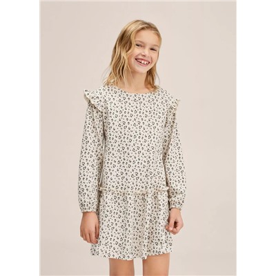 Vestido animal print -  Niña | MANGO OUTLET España