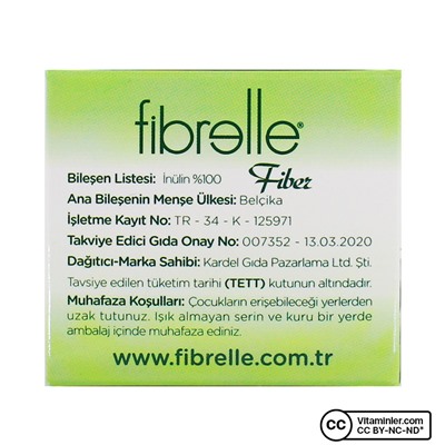 Fibrelle Пребиотическое волокно Инулин Турция Уксус 30 пакетиков x 2 гр