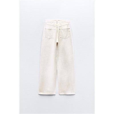 JEANS LOOSE TRF FOIL TIRO MEDIO