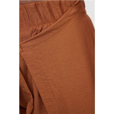 Brown Anvelvett Подробная детальная крупная пляжная одежда PaCa пляжная одежда TBBSS24AR00012