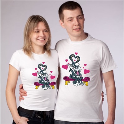 Футболка мужская "Bunny love" SALE