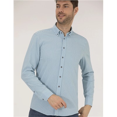 Aqua Slim Fit рубашка с длинным рукавом