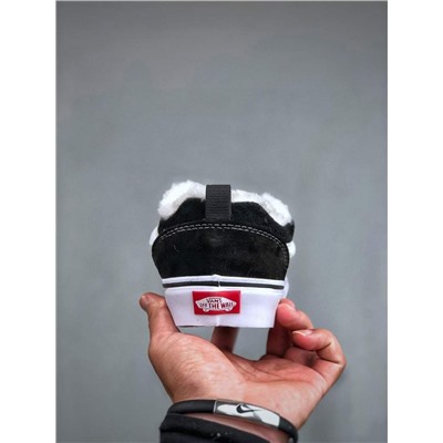 Утепленные кроссовки Van*s Vans official Knu Skool классические черно-белые плюс бархат