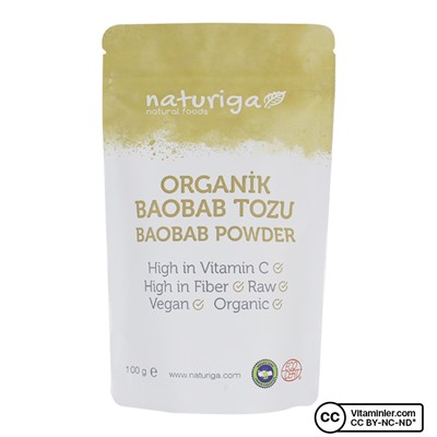 Naturiga Органический порошок баобаба 100 гр
