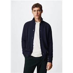 Cardigan lana cuello alto -  Hombre | MANGO OUTLET España