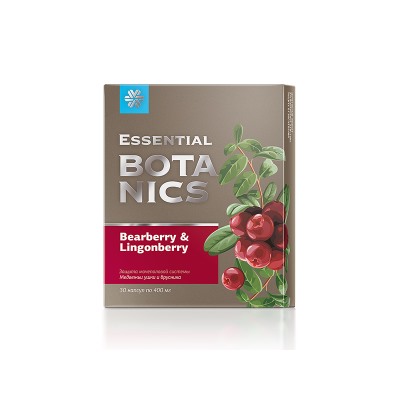 Медвежьи ушки и брусника - Essential Botanics 30 капсул