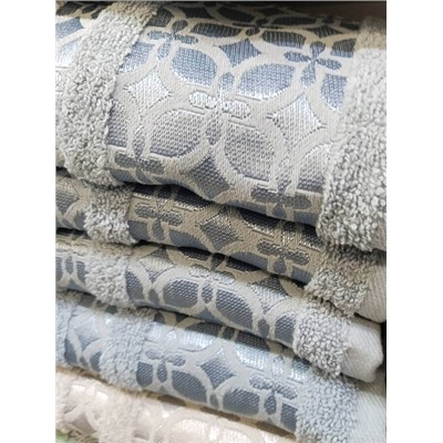 Полотенце махровое Турция Cotton Delux Жемчужина / Розовое