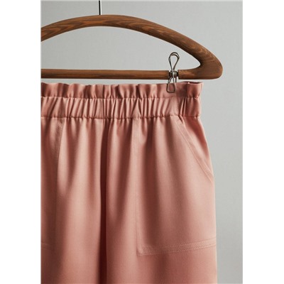 Pantalón lyocell paperbag -  Niña | MANGO OUTLET España