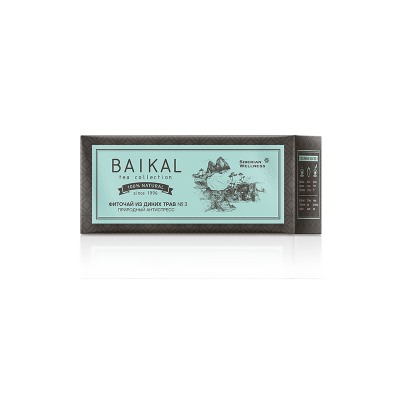 Фиточай из диких трав № 3 (Природный антистресс) - Baikal Tea Collection 30 фильтр-пакетов