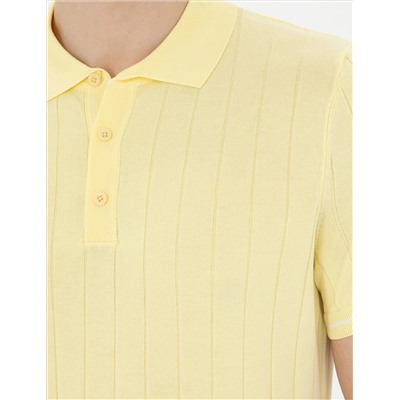 Желтая кнопка подсадка Polo Yaka Triko T -For