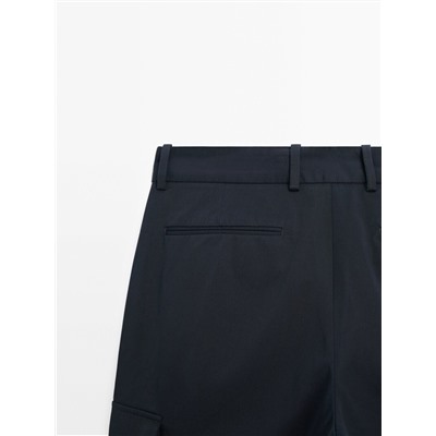 Pantalón cargo tapered fit