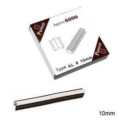 Скоба AL (для станков Minigraf) D-J01 10мм дерево-пластик (≈6000 шт) /уп 15/ Power
