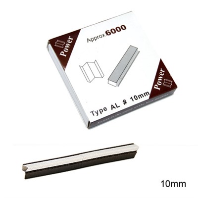Скоба AL (для станков Minigraf) D-J01 10мм дерево-пластик (≈6000 шт) /уп 15/ Power
