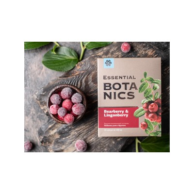 Медвежьи ушки и брусника - Essential Botanics 30 капсул
