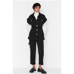Black Gold Button Lest-Pantolone Set Tctaw22us0062