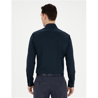 Laciverert Ex. Slim Fit Основная рубашка с длинным рукавом