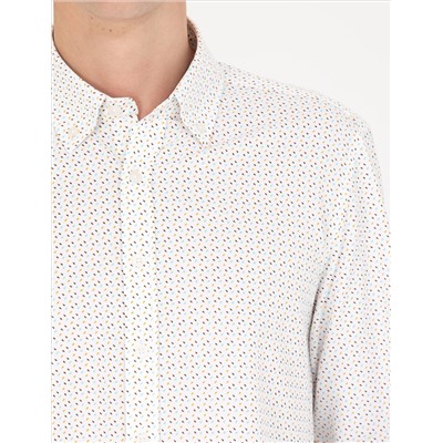 Slim Fit рубашка с длинным рукавом