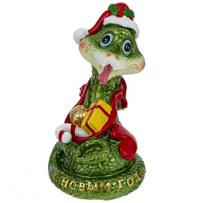 Фигурка декоративная "Змея", L6 W6,5 H9,5 см, 2в.
