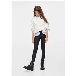 Pantalón skinny encerado -  Niña | MANGO OUTLET España