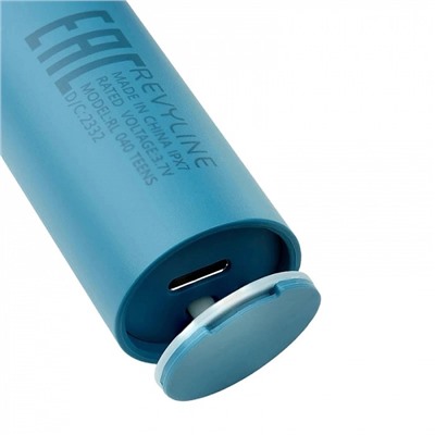 Электрическая зубная щетка Revyline RL 040 Teens, Голубая (12+)