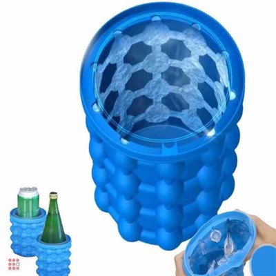 Универсальное ведро-форма для льда «Ice Cube Maker Genie»
