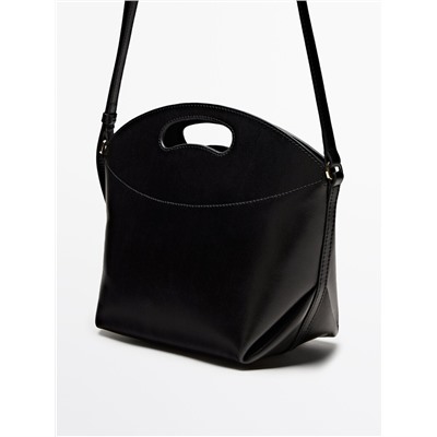 Bolso bandolera piel napa