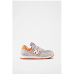 Zapatillas 574 - Gris y naranja
