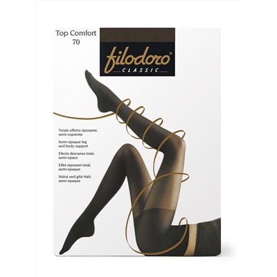 Колготки FILODORO Top comfort 70 (3 / nero/черный)