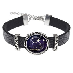 BSK2-0320 Кожаный браслет Знаки Зодиака - Стрелец